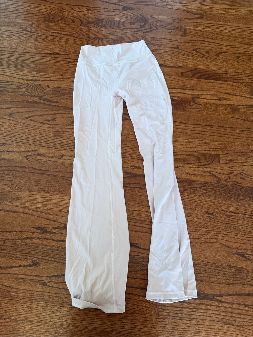 Light pink High-Waist Flare Yoga Pants